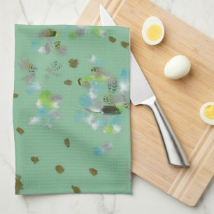 Forest Birds Kitchen Towel