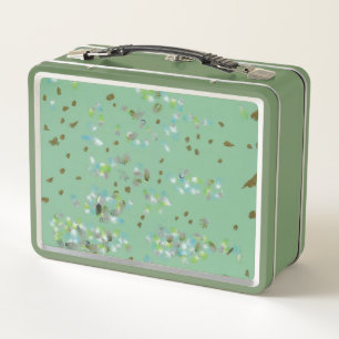 Forest Birds Metal Lunchbox