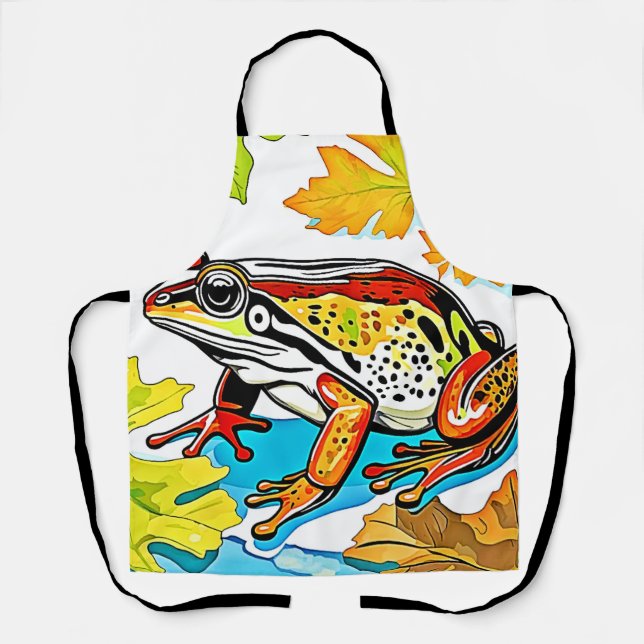 Forest Black Bear Majesty Design  Apron (Front)