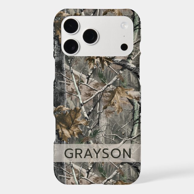 Forest Branches Camouflage Personalized (Back)