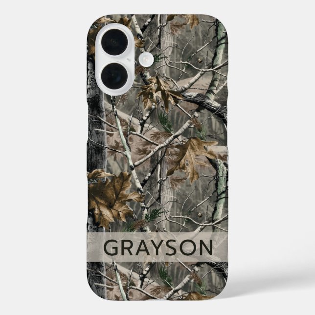 Forest Branches Camouflage Personalized Case-Mate iPhone Case (Back)