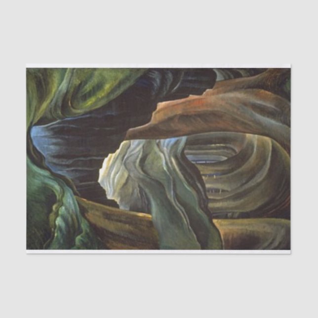 Forest British Columbia by Emily Carr Tissue Paper (Front)