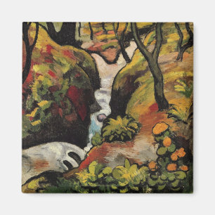 Forest Brook by August Macke Vintage Expressionism Magnet