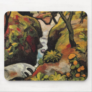 Forest Brook by August Macke Vintage Expressionism Mouse Mat