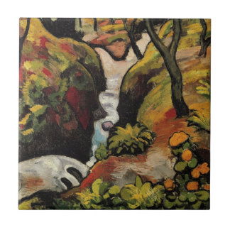 Forest Brook by August Macke Vintage Expressionism Tile