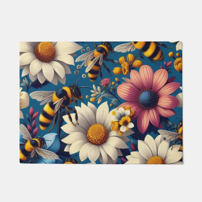 Forest buzz / Blossom Buzz Doormat (Front)