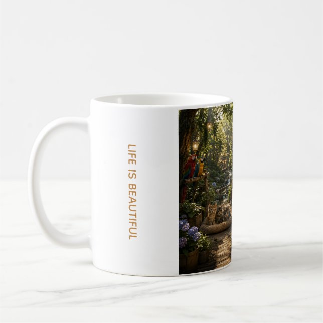 FOREST CAFE  COFFEE MUG (Left)