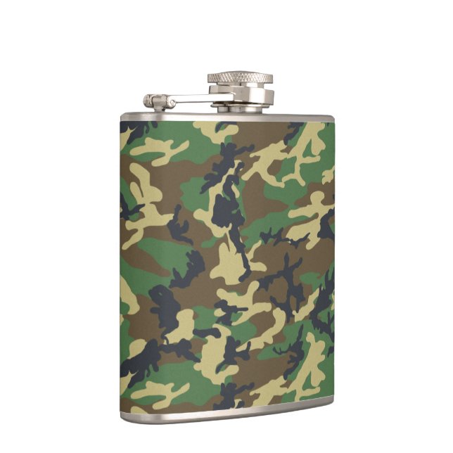 Forest Camo Hip Flask (Right)