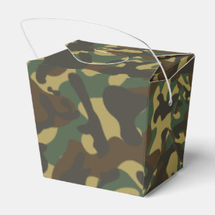 Forest Camouflage Favour Box