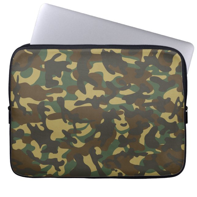 Forest Camouflage  Laptop Sleeve (Front)