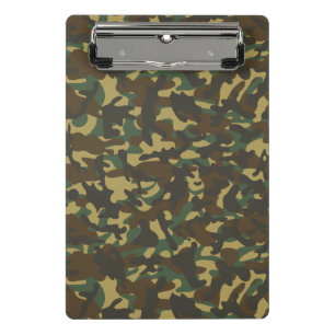 Forest Camouflage Mini Clipboard