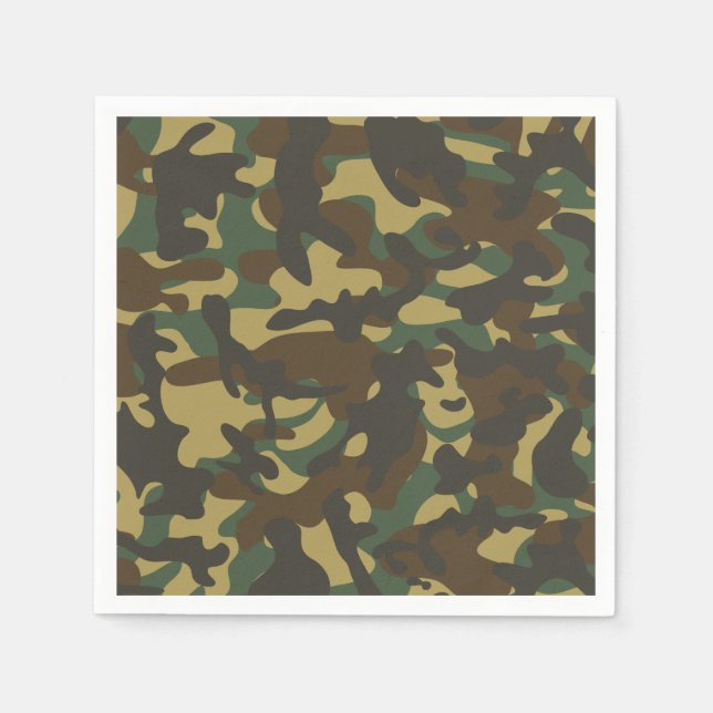 Forest Camouflage  Napkin (Front)