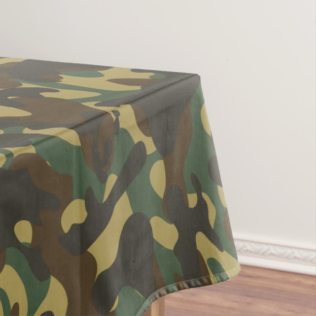 Forest Camouflage  Tablecloth (In Situ)