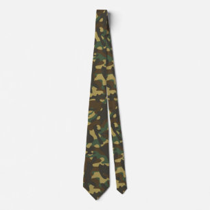 Forest Camouflage Tie