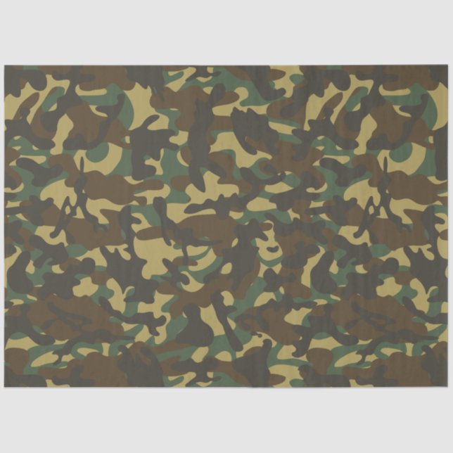 Forest Camouflage Tissue Paper (Front)