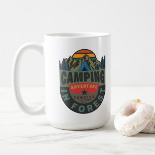 Forest Camping Adventure Coffee Mug