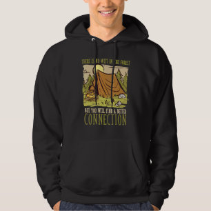 Forest Camping Mountain Wifi Family Bonding Advent Hoodie