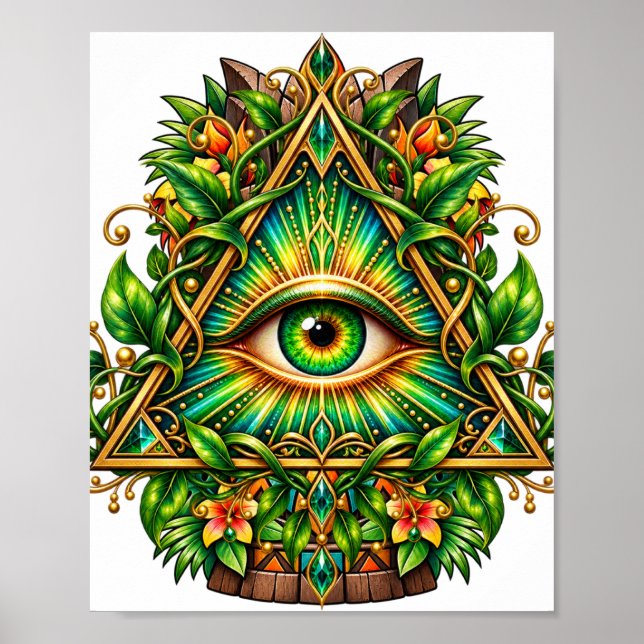 Forest Canopy Eye Poster (Front)