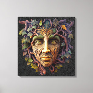 Forest Carving Canvas Art