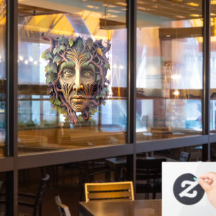 Forest Carving Window Cling