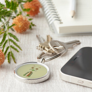 Forest Cat Key Ring
