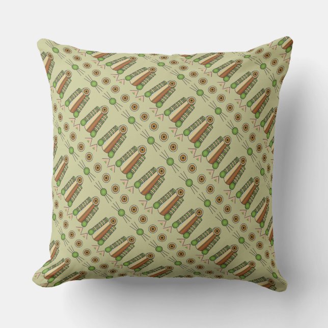 Forest CAT pattern Cushion (Front)