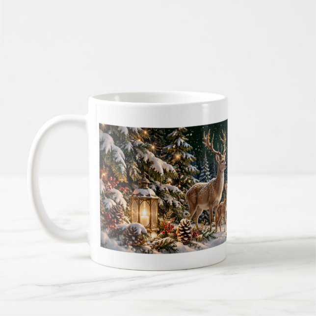 Forest Christmas Mug (Left)