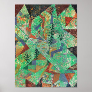 Forest-Construction by Paul Klee Poster