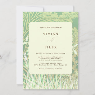 Forest Countryside Landscape Wedding  Invitation