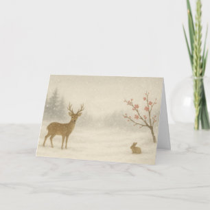 Forest Creatures - Christmas Card