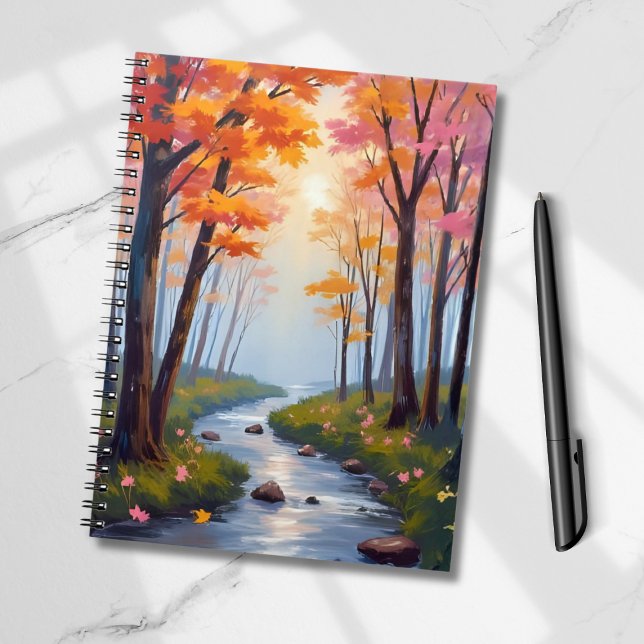 Forest Creek | Fall Foliage Watercolor Landscape Notebook (Creator Uploaded)