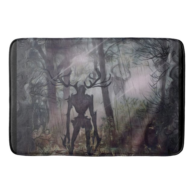 Forest Creeper scary Bath Mat (Front)