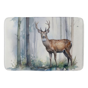Forest Deer Bath Mat