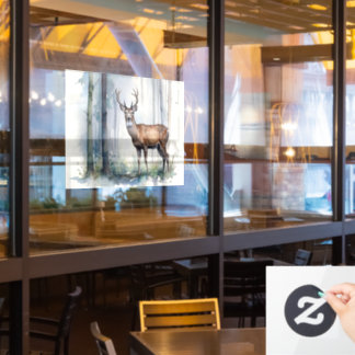 Forest Deer Window Cling