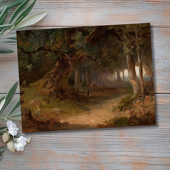 Forest Edge – Józef Szermentowski Postcard (Creator Uploaded)