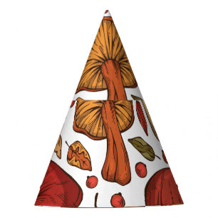 Forest Edibles: Vintage Wild Collection. Party Hat