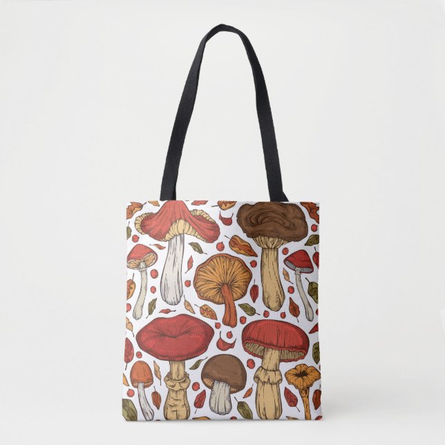 Forest Edibles: Vintage Wild Collection. Tote Bag (Front)