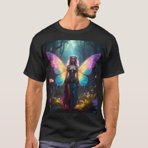 Forest Enchantress – Iridescent Wings in a Magical T-Shirt