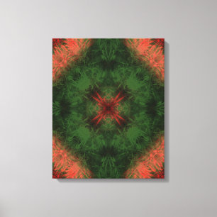 Forest Energy Kaleidoscope Fractal Art Canvas Print