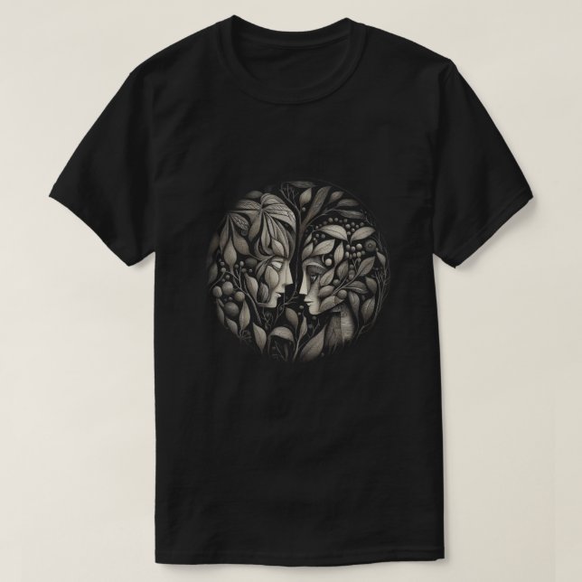 Forest Faces T-Shirt (Design Front)
