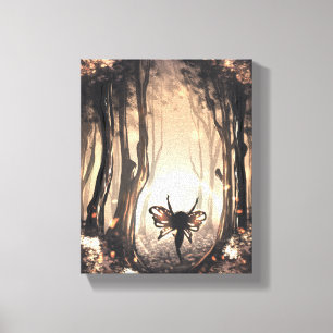 Forest fairy canvas print