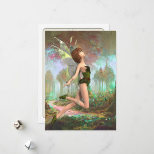 Forest fairy custom Greeting Card