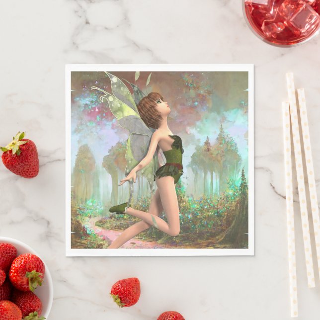 Forest fairy napkin (Insitu)