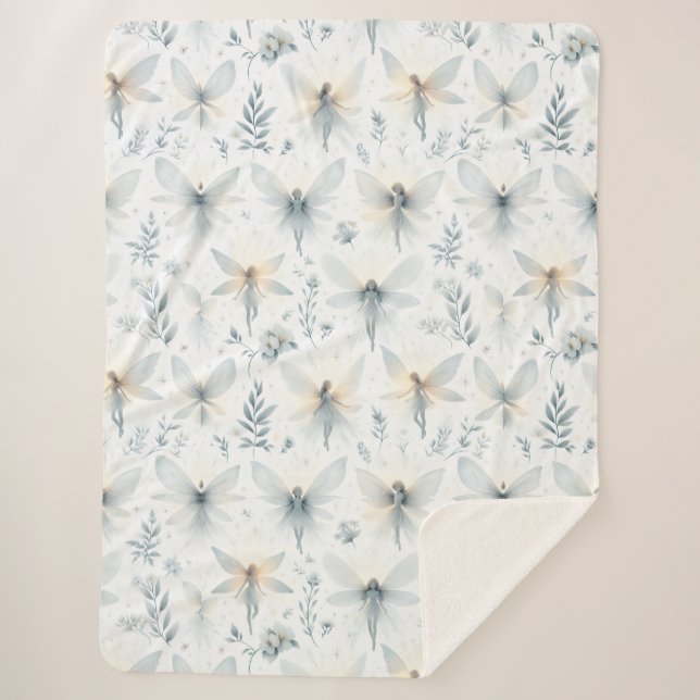 Forest Fairy Sherpa Blanket (Front)