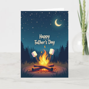Forest Fathers Day Campfire Card