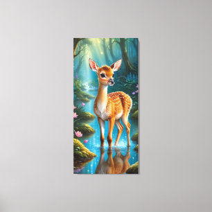 Forest Fawn Canvas Print