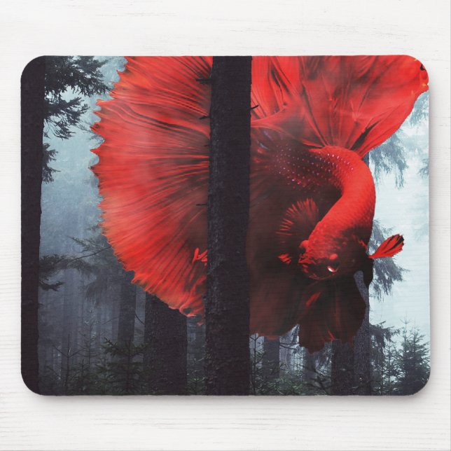 Forest Fish Mouse Mat (Front)