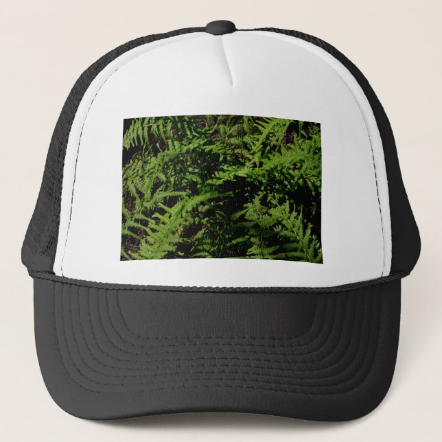 Forest Floor Ferns Trucker Hat (Front)