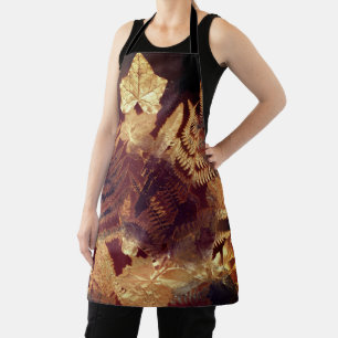 Forest Floor Print Apron