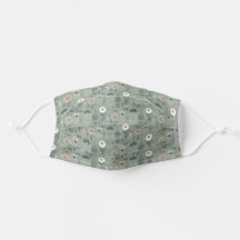 Forest Floral Sage Green